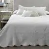 Timeless Cotton light ivory Quilted Bedspread