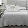Timeless Cotton light ivory Quilted Bedspread