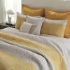 Morocco Grey Amber Cotton Bedspread