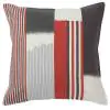 Bold Play Coral Cotton Cushion Cover