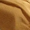 Double Chevron Amber Cotton Bedspread