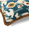 Maktabi Small Cotton Blue Cushion Cover