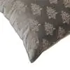 Mughal Buta Grey Velvet Cushion Cover
