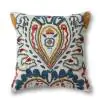 Firoza Cotton Beige Cushion Cover