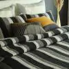 Boro Cotton Charcoal Quilted Bedspread