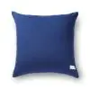 Linear Cotton Navy Cushion Cover