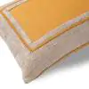 Frame Cotton Beige Amber Cushion cover