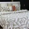 Harlequin Cotton Beige Quilted bedspread