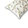 Flower Power Cotton Ivory yellow Cushion Cover
