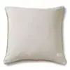 Solid Handloom Beige Cotton Cushion Cover