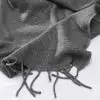 Wool Texture Grey Throw 