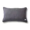 Solid Jute Cotton Charcoal Cushion cover
