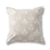 Etonia motif cotton natural ivory cushion cover