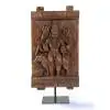 Wooden Bhairava Shr-88 Brown Artefacts