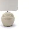 Ceramic Table Lamp Ball Shape White
