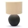 Ceramic Table Lamp Geo Ball Ivory