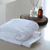 Lea Blanc White Cotton Set of 2 Hand Towels 