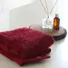 Lea Blanc Red Cotton Set of 2 Hand Towels 