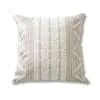 Aztec Ivory Natural Linen Cushion Cover 