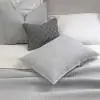 Cassandra Cotton Light Grey Quilted Bedspread 