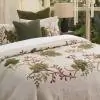 Penumbrae Cotton Natural Green Quilted Bedspread 