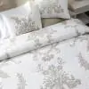 French Arbour Cotton Ivory Natural Quilted Bedspread  