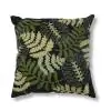 Botanica All Over Linen Black Green Cushion Cover