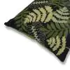Botanica All Over Linen Black Green Cushion Cover