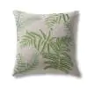 Botanica Leaves Linen Natural Green Flora Cushion Cover