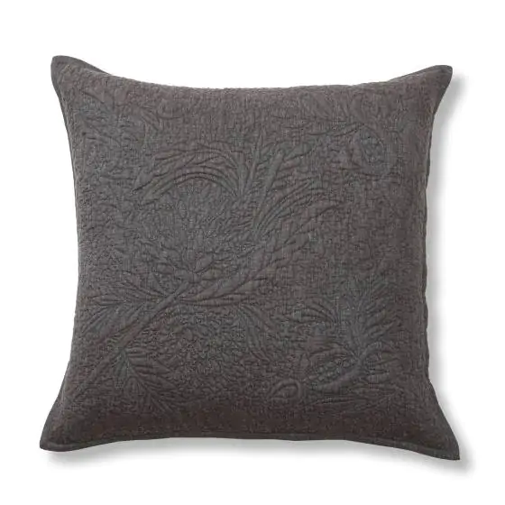 Fluer Truponto Cotton Charcaol Milange Cushion Cover