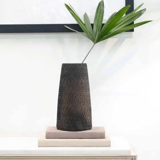 Brunn Terracotta Charcoal Vase
