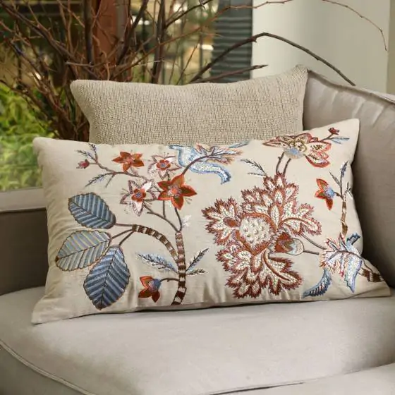 Palam Cotton Natural Multi Cushion Cover